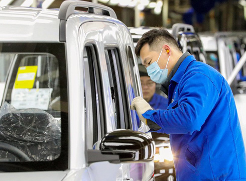 汽车质量检测车间-量产车质检实训-设备调试